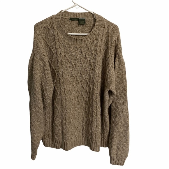 Great Northwest Tan Knit Sweater Women’s Large - Picture 1 of 3